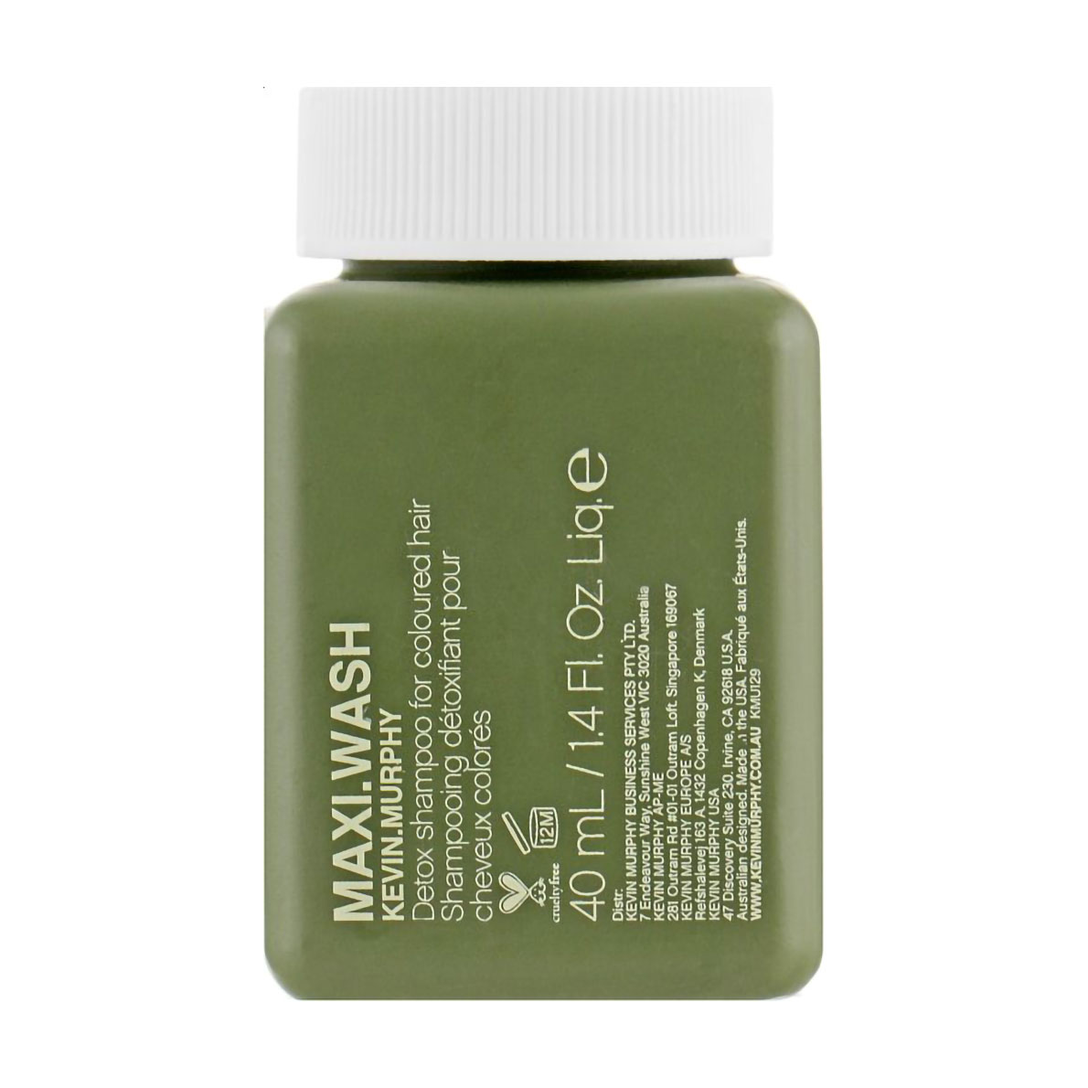 Детоксикаційний шампунь Kevin.Murphy Maxi.Wash для фарбованого волосся, 40 мл